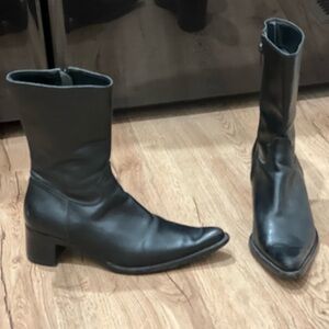 Steve Madden Black Ankle Boots